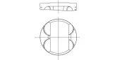 Kolben MAHLE 082 PI 00100 002