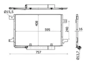 Kondensator, Klimaanlage MAHLE AC 369 000S