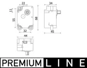 Stellelement, Mischklappe MAHLE AA 71 000P