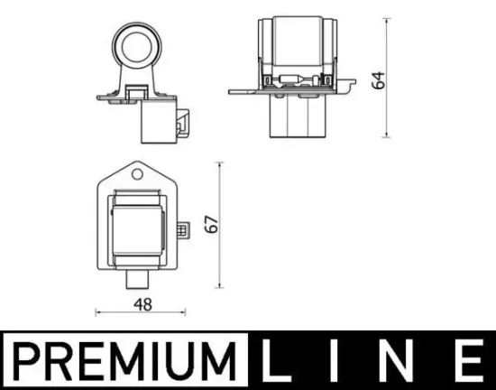 Widerstand, Innenraumgebläse MAHLE ABR 156 000P Bild Widerstand, Innenraumgebläse MAHLE ABR 156 000P