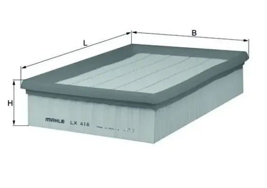 Luftfilter MAHLE LX 418 Bild Luftfilter MAHLE LX 418