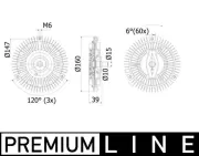 Ölkühler, Motoröl MAHLE CLC 119 000S