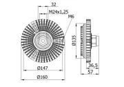 Kupplung, Kühlerlüfter MAHLE CFC 58 000S