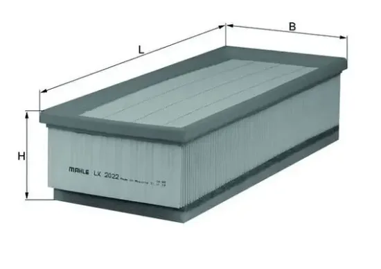 Luftfilter MAHLE LX 2022 Bild Luftfilter MAHLE LX 2022