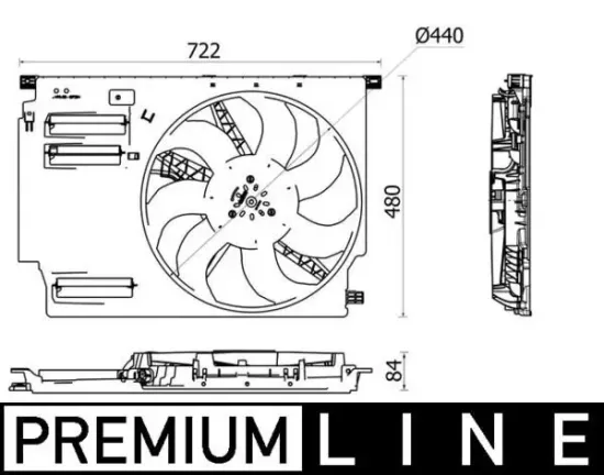 Lüfter, Motorkühlung MAHLE CFF 532 000P Bild Lüfter, Motorkühlung MAHLE CFF 532 000P