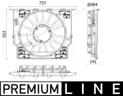 Lüfter, Motorkühlung MAHLE CFF 534 000P