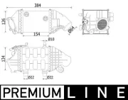 Ladeluftkühler MAHLE CI 226 000P