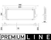 Ladeluftkühler MAHLE CI 542 000P