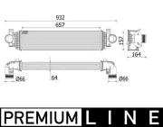 Ladeluftkühler MAHLE CI 549 000P
