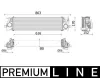 Ladeluftkühler MAHLE CI 554 000P