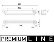 Ladeluftkühler MAHLE CI 611 000P