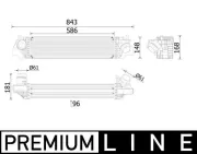 Ladeluftkühler MAHLE CI 617 000P