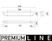 Ladeluftkühler MAHLE CI 620 000P