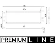 Niedertemperaturkühler, Ladeluftkühler MAHLE CIR 35 000P