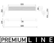 Ölkühler, Automatikgetriebe MAHLE CLC 223 000P