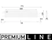 Kühler, Motorkühlung MAHLE CR 2197 000P