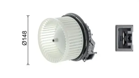 Innenraumgebläse 12 V MAHLE AB 239 000P Bild Innenraumgebläse 12 V MAHLE AB 239 000P