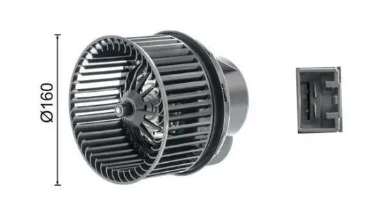 Innenraumgebläse 12 V MAHLE AB 242 000P Bild Innenraumgebläse 12 V MAHLE AB 242 000P