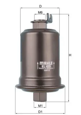 Kraftstofffilter MAHLE KL 435 Bild Kraftstofffilter MAHLE KL 435