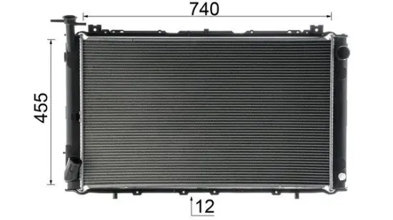 Kühler, Motorkühlung MAHLE CR 63 000S Bild Kühler, Motorkühlung MAHLE CR 63 000S