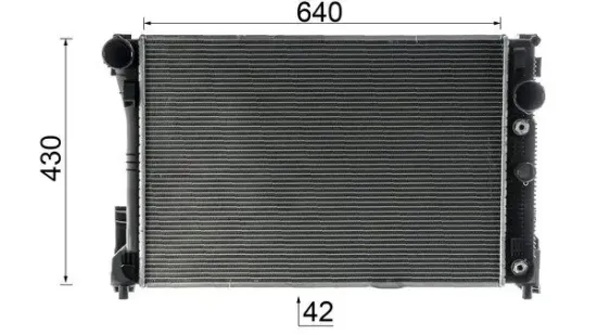 Kühler, Motorkühlung MAHLE CR 1177 000S Bild Kühler, Motorkühlung MAHLE CR 1177 000S