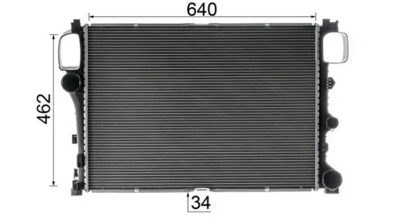 Kühler, Motorkühlung MAHLE CR 1720 000P Bild Kühler, Motorkühlung MAHLE CR 1720 000P