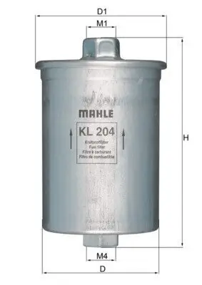 Kraftstofffilter MAHLE KL 204 Bild Kraftstofffilter MAHLE KL 204