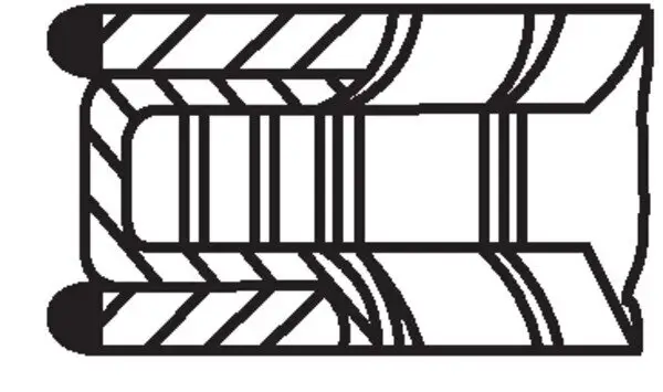 Kolbenringsatz MAHLE 640 RS 10101 0N2 Bild Kolbenringsatz MAHLE 640 RS 10101 0N2