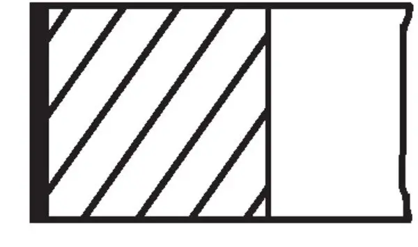 Kolbenringsatz MAHLE 009 81 N1