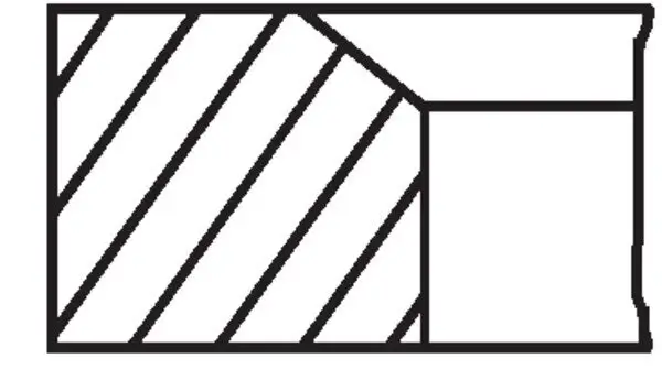 Kolbenringsatz MAHLE 037 RS 10011 0N0