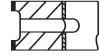 Kolbenringsatz MAHLE 029 52 N2 Bild Kolbenringsatz MAHLE 029 52 N2
