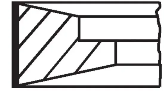 Kolbenringsatz MAHLE 151 10 N0 Bild Kolbenringsatz MAHLE 151 10 N0