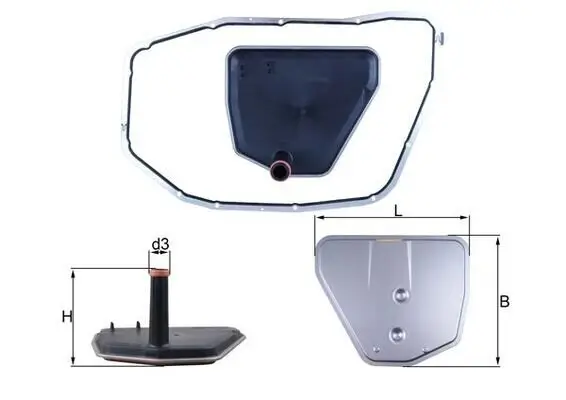 Hydraulikfilter, Automatikgetriebe MAHLE HX 235D1