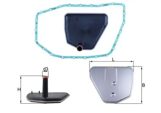 Hydraulikfilter, Automatikgetriebe MAHLE HX 235D Bild Hydraulikfilter, Automatikgetriebe MAHLE HX 235D