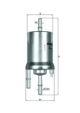 Kraftstofffilter MAHLE KL 156/1