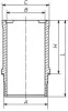 Zylinderlaufbuchse MAHLE 039 WN 15 01
