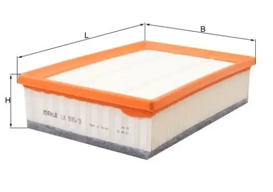 Luftfilter MAHLE LX 935/3 Bild Luftfilter MAHLE LX 935/3