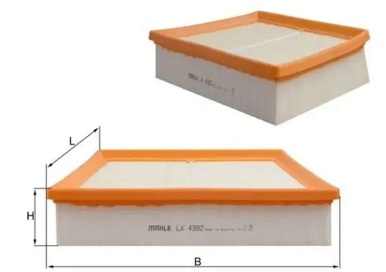 Luftfilter MAHLE LX 4392 Bild Luftfilter MAHLE LX 4392