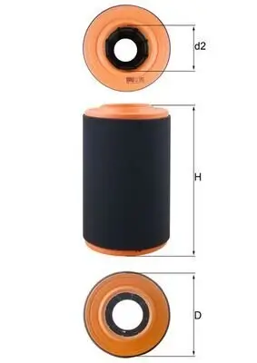 Luftfilter MAHLE LX 3353