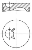 Kolben MAHLE 039 24 01