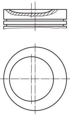 Kolben MAHLE 011 62 02