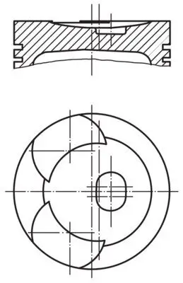 Kolben MAHLE 002 48 00