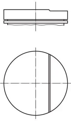 Kolben MAHLE 001 75 01 Bild Kolben MAHLE 001 75 01