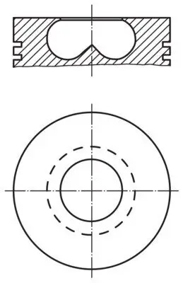 Kolben MAHLE 015 69 02