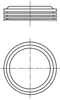 Kolben MAHLE 029 37 02