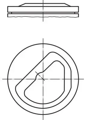 Kolben MAHLE 082 08 02