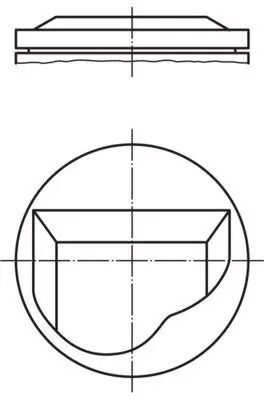 Kolben MAHLE 081 98 02