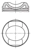 Kolben MAHLE 503 99 00