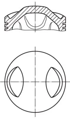 Kolben MAHLE 504 01 00