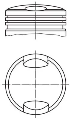 Kolben MAHLE 503 37 00